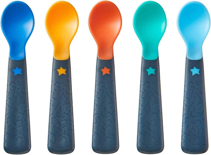 Tommee Tippee Easigrip Self-Feeding Weaning Spoons Pack of 5