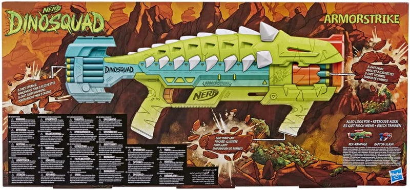 Nerf Dinosquad Armorstrike Dart Blaster 8-Dart Rotating Drum