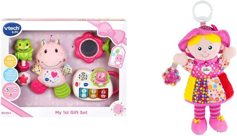 Vtech My First Gift Set New Baby Gifts Including Hippo Animal Plush, Baby Teether