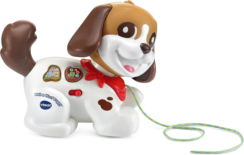 Vtech Baby Walk & Woof Puppy Pull-Along Baby Toy Dog 