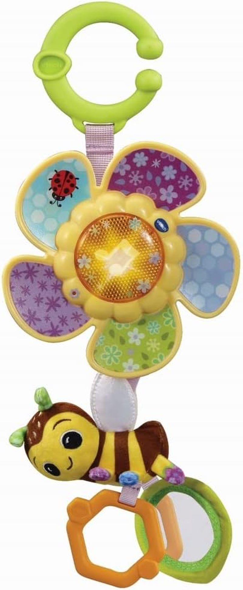 Vtech Baby Tug & Spin Busy Bee Interactive Toy for On-The-Go Play