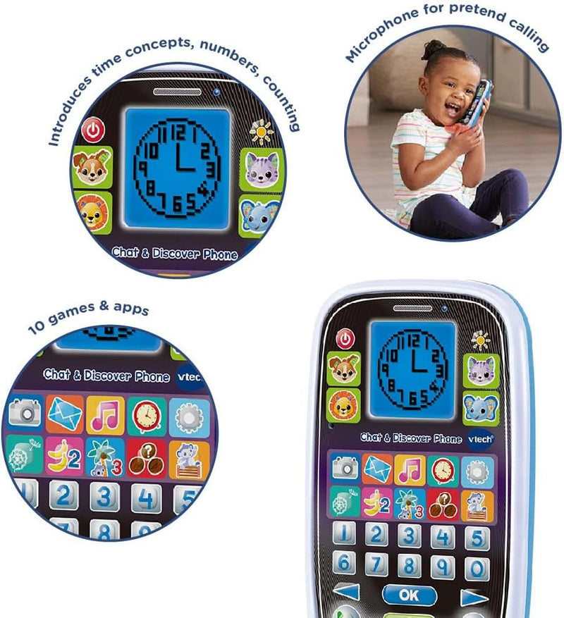 Vtech Chat & Discover Phone Educational Toy Phone 