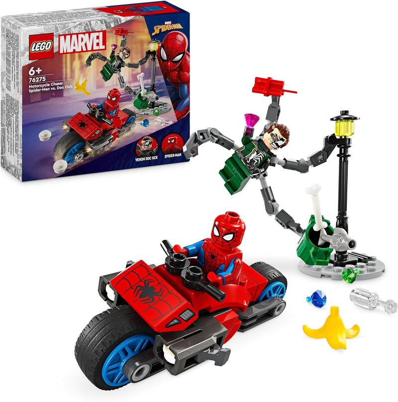 Lego Marvel 76275 Motorcycle Chase: Spider-Man Vs. Doc Ock