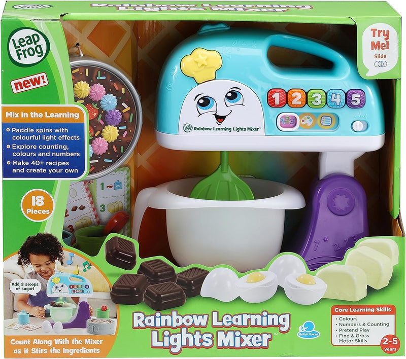 Leapfrog Rainbow Learning Lights Mixer Pretend Play Toddler Toy