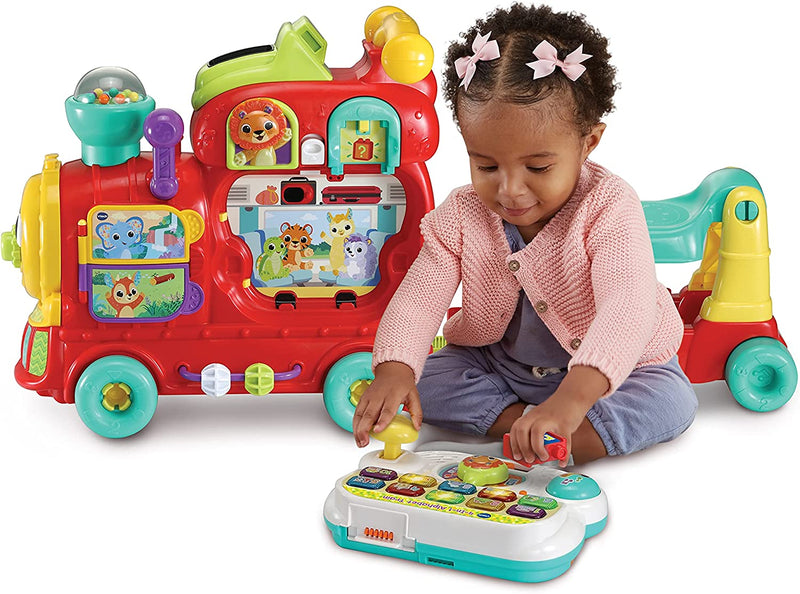 Vtech Baby 4-In-1 Alphabet Train Baby Walker with Lights and Sounds