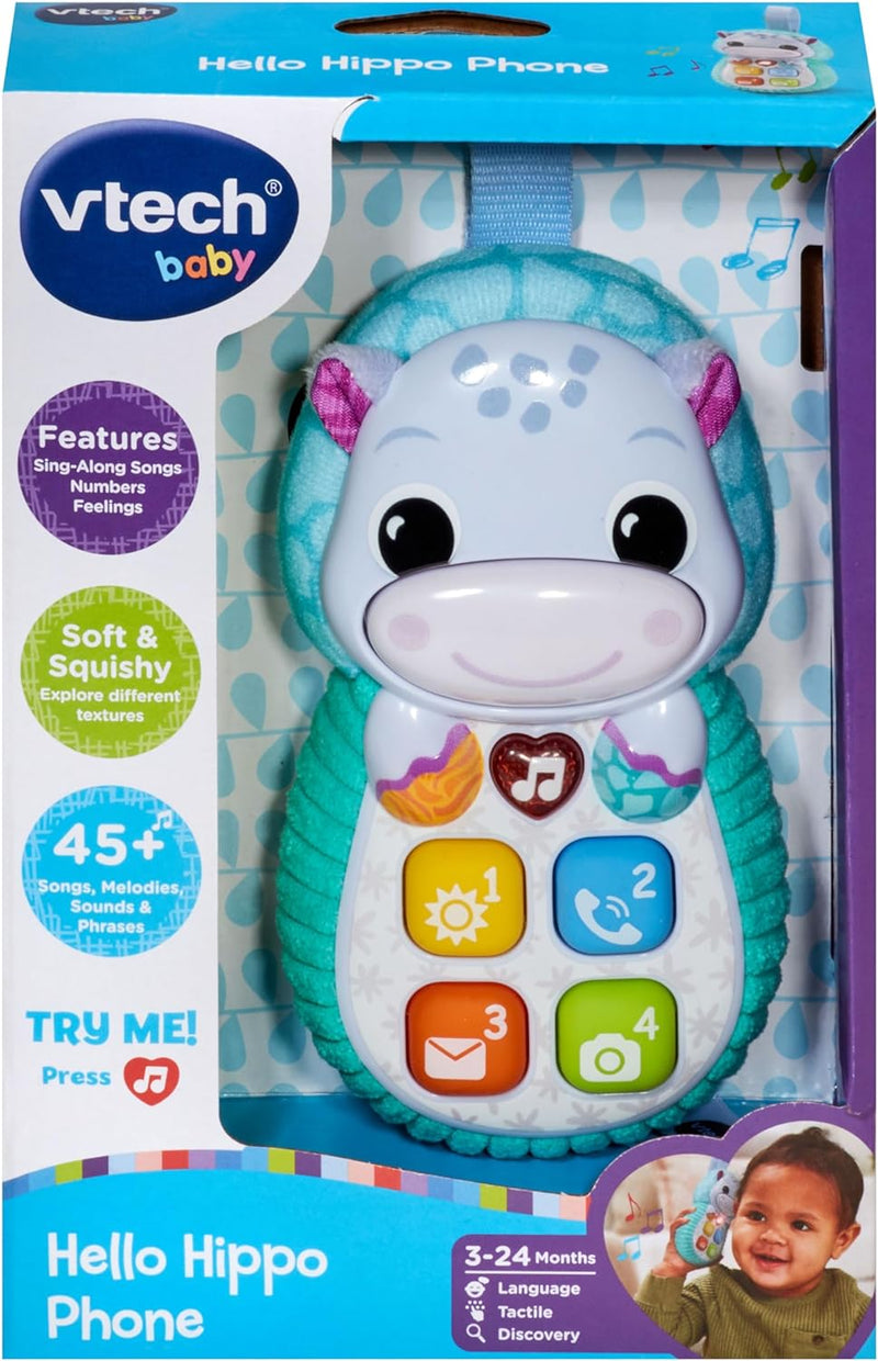 Vtech Baby Hello Hippo Phone with Squishy Buttons