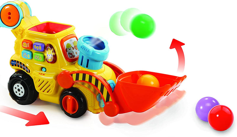 Vtech POP and Drop Digger Educational Push along Digger for Toddler