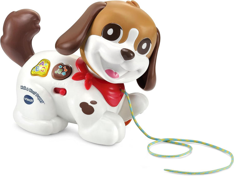 Vtech Baby Walk & Woof Puppy Pull-Along Baby Toy Dog 