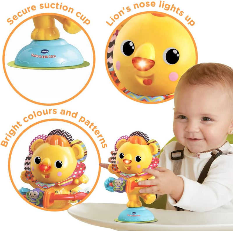 Vtech Twist and Spin Lion Music Toy for Sensory Play