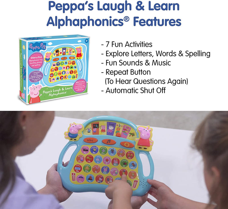 Peppa Pig Laugh and Learn Alphabet Phonics Interactive Toy 