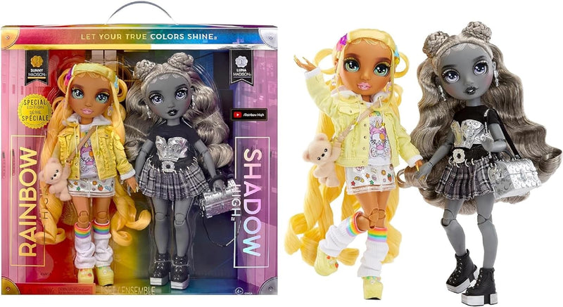 Rainbow High Shadow High Madison Twins 2 Pack - SUNNY & LUNA