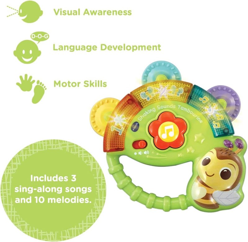 Vtech Baby Shaking Sounds Tambourine Sensory Toy