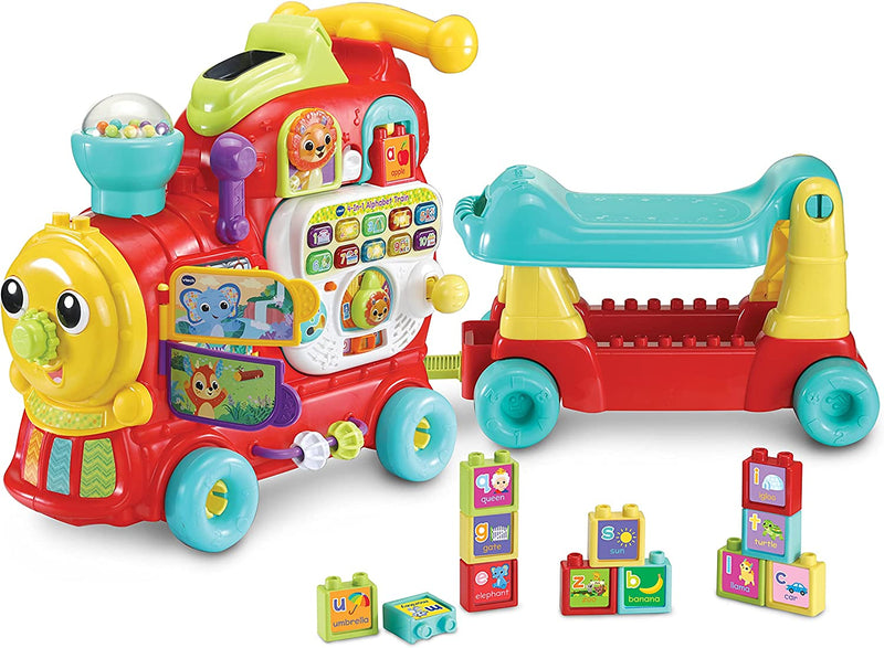 Vtech Baby 4-In-1 Alphabet Train Baby Walker with Lights and Sounds