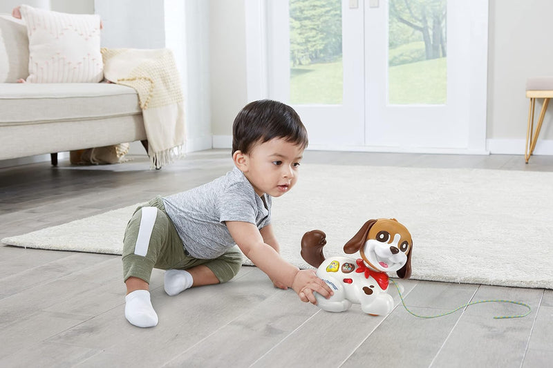 Vtech Baby Walk & Woof Puppy Pull-Along Baby Toy Dog 