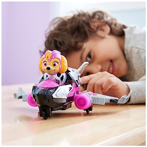 Paw Patrol: The Mighty Movie Aeroplane Toy with Skye Mighty Pups Action Figure