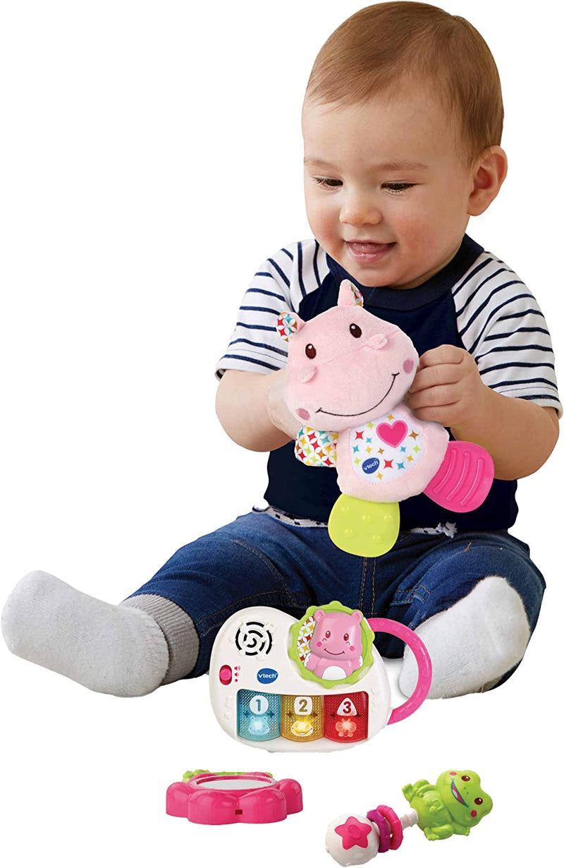 Vtech My First Gift Set New Baby Gifts Including Hippo Animal Plush, Baby Teether