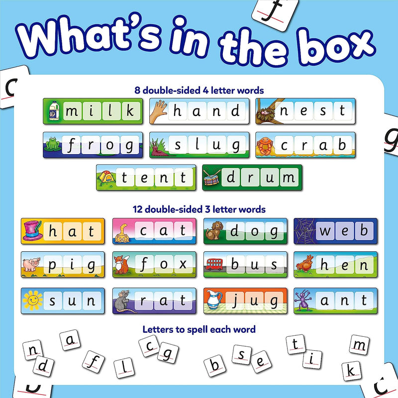 Match and Spell Game for Sight Words Reading & Literacy Skills