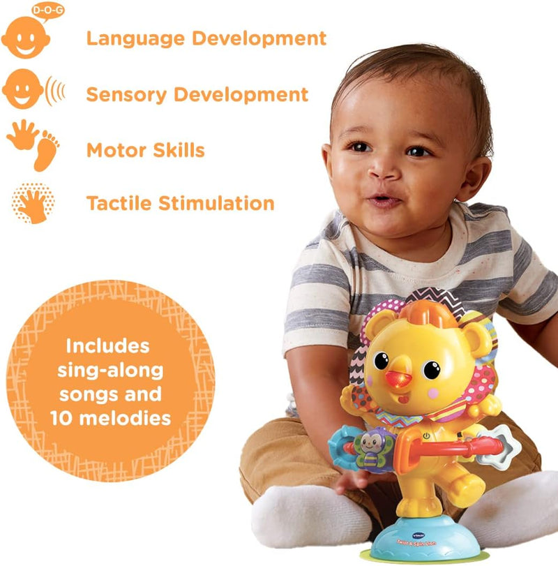 Vtech Twist and Spin Lion Music Toy for Sensory Play