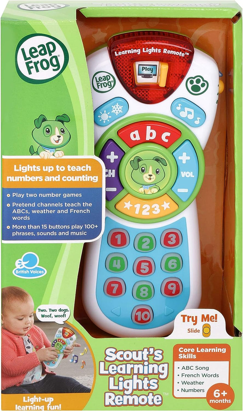 Leapfrog Scout's Learning Lights Remote Musical Baby Toy with Lights and Sounds