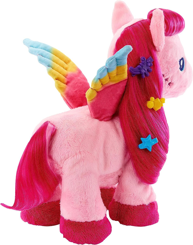 Barbie  Touch of Magic Walk & Flutter Pegasus Plush Toy