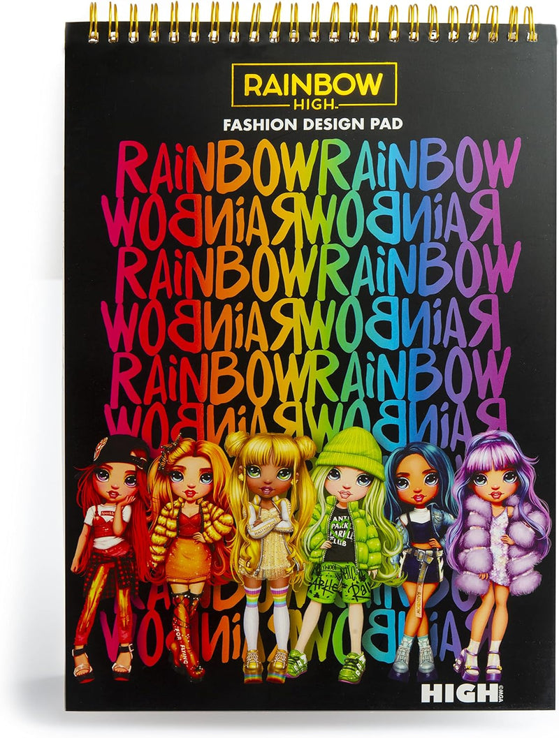 Rainbow High Fashion Fashion Design Sketchbook Set - Fashion Designer Kit 