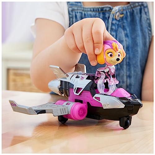 Paw Patrol: The Mighty Movie Aeroplane Toy with Skye Mighty Pups Action Figure