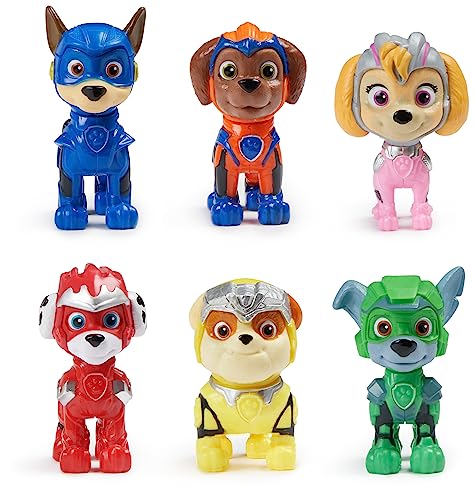 Paw Patrol: The Mighty Movie Toy Figures Gift Pack with 6 Collectible Action Figures