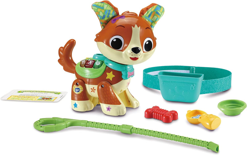 Vtech Let's Go Action Pup Interactive Pretend Play Puppy with Colours & Numbers 