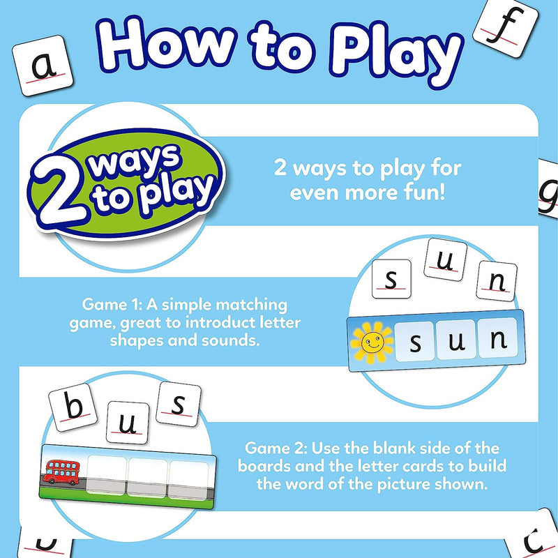 Match and Spell Game for Sight Words Reading & Literacy Skills