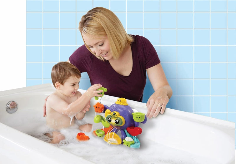 Vtech Splash & Play Octopus Interactive Bath Time Activity Toy with Sounds and Phrases