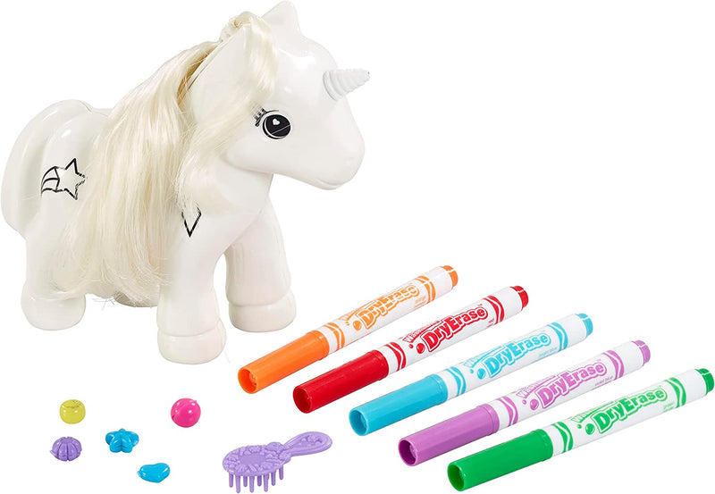 Crayola Colour 'N' Style Unicorn Colour Your Own Unicorn Again and Again