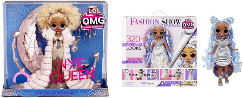 L.O.L. Surprise! Holiday OMG Collector Doll-Nye Queen-With Gold Fashions