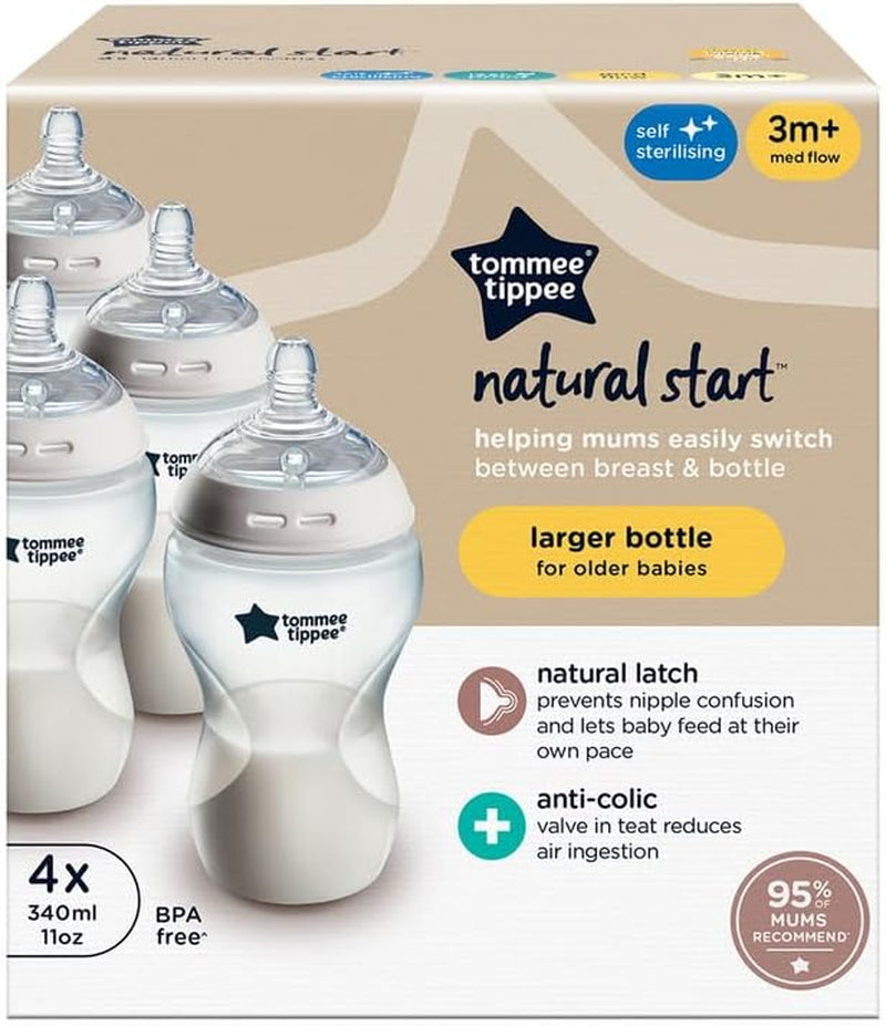 Tommee Tippee Natural Start Anti-Colic Baby Bottle 340 ML