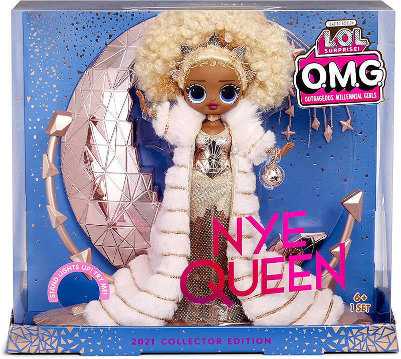 L.O.L. Surprise! Holiday OMG Collector Doll-Nye Queen-With Gold Fashions