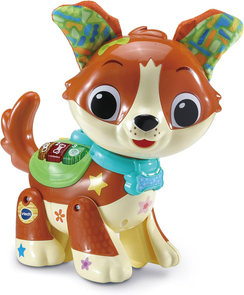 Vtech Let's Go Action Pup Interactive Pretend Play Puppy with Colours & Numbers 