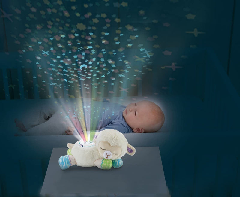 Vtech Baby 3-In-1 Starry Skies Sheep Soother Soft Toy for Babies 