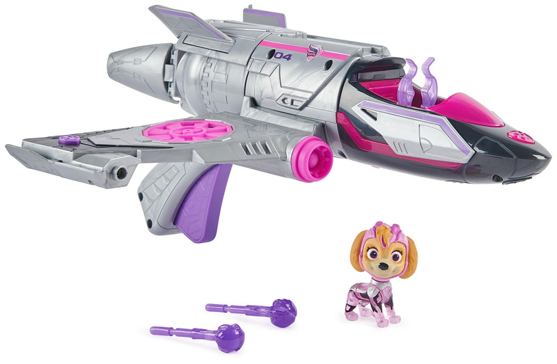 Paw Patrol: The Mighty Movie Transforming Rescue Jet with Skye Mighty Pups Action Figure