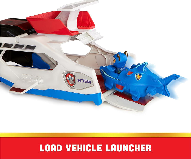 Paw Patrol Aqua Pups Whale Patroller Team Vehicle with Chase Action Figure