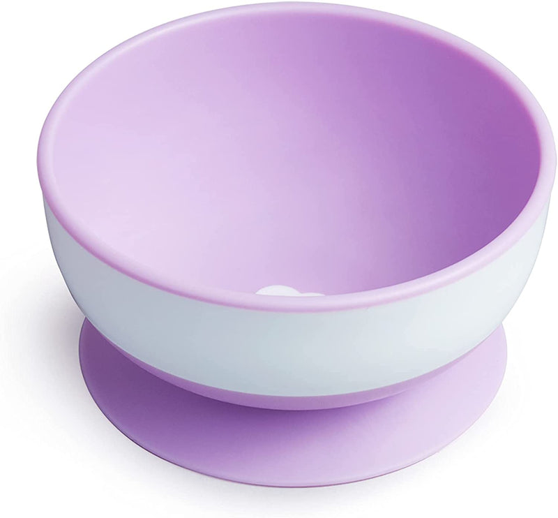 Munchkin Stay Put Bowls with Suction Cup, Pack of 3 Blue/Green/Purple