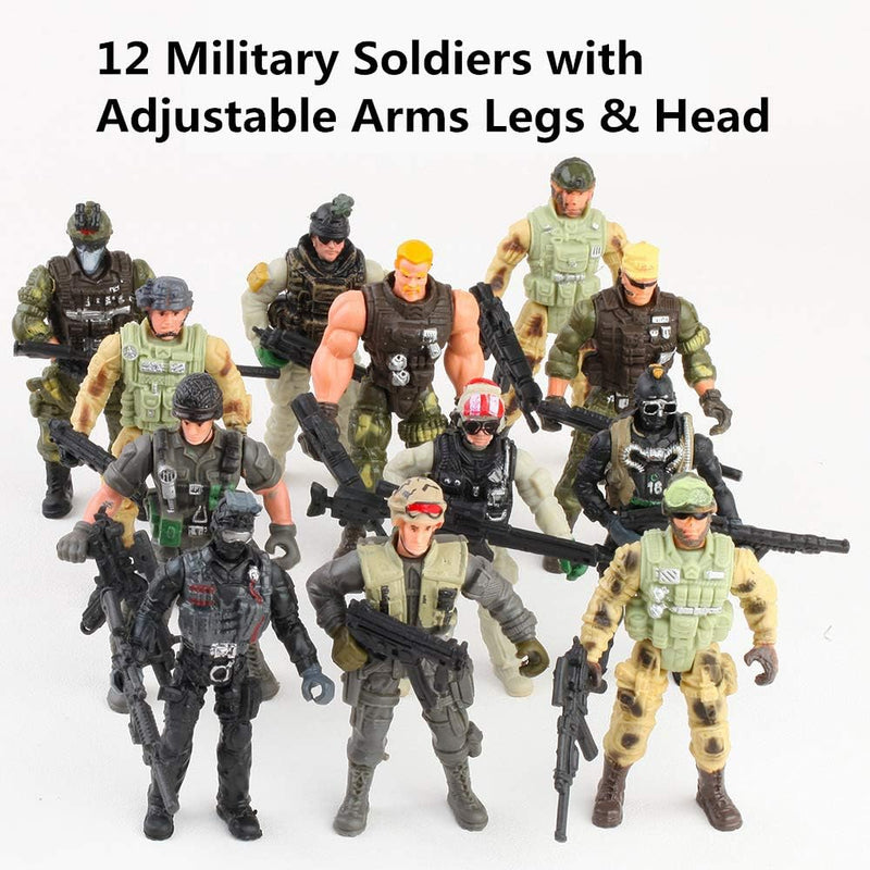 Special Forces Army Men Combat SWAT Soldier Action Figures 