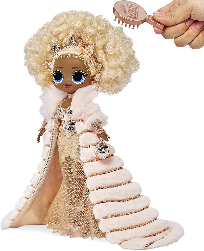 L.O.L. Surprise! Holiday OMG Collector Doll-Nye Queen-With Gold Fashions