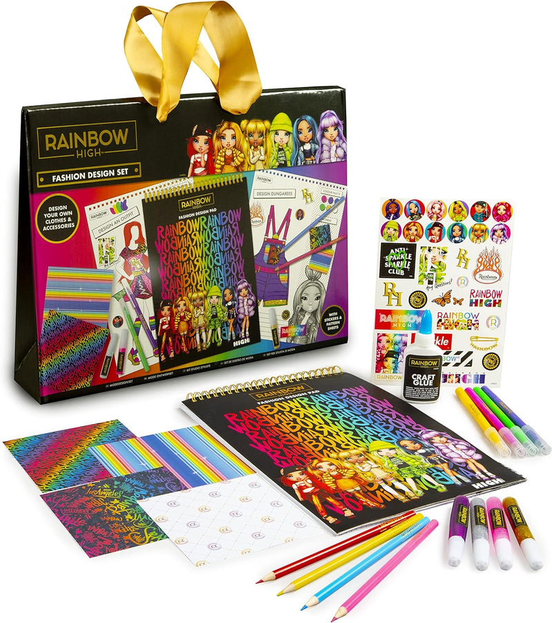 Rainbow High Fashion Fashion Design Sketchbook Set - Fashion Designer Kit 