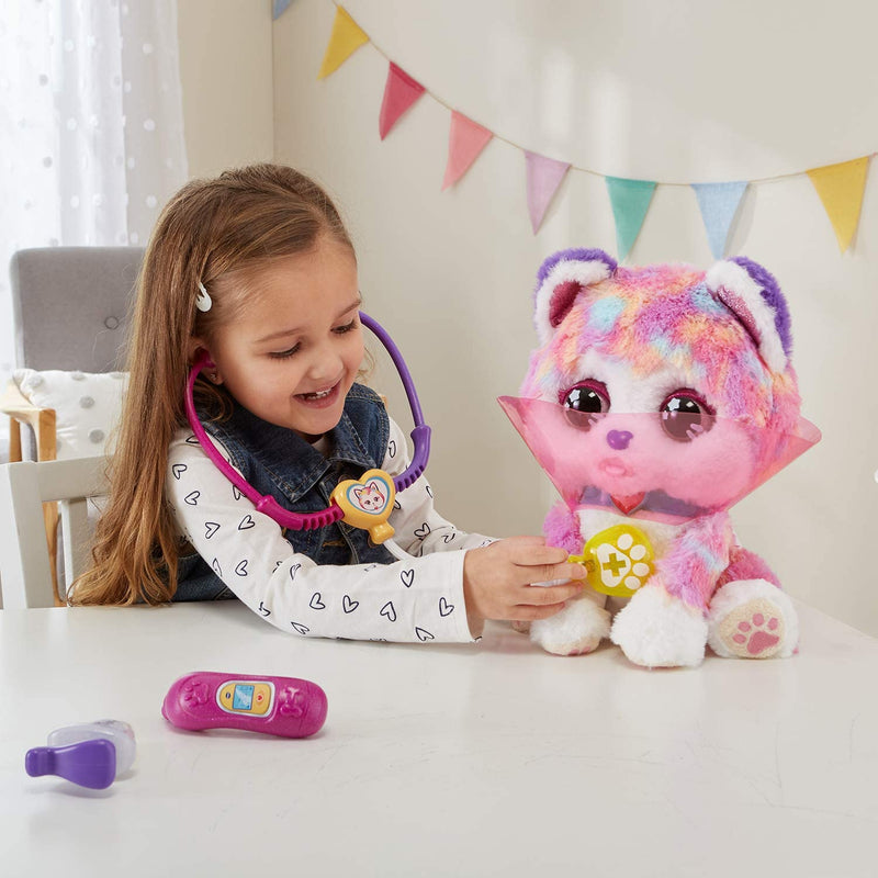 Vtech Hope the Rainbow Husky Interactive Soft Toy for Kids