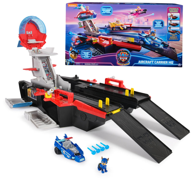 Paw Patrol: The Mighty Movie Aircraft Carrier HQ