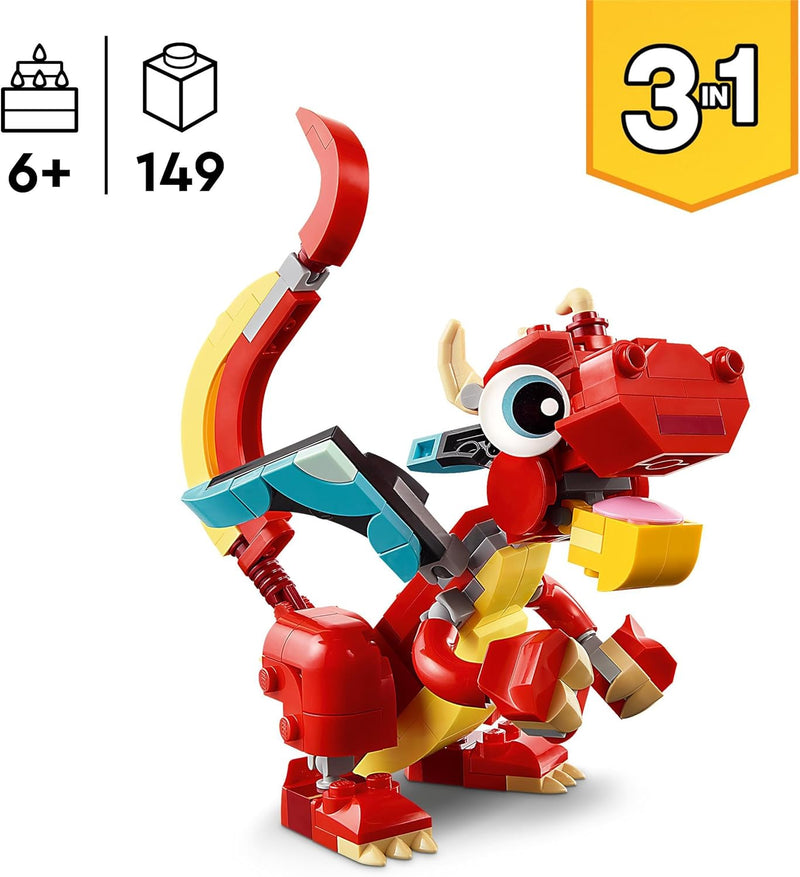 Lego Creator 31145 3In1 Red Dragon 