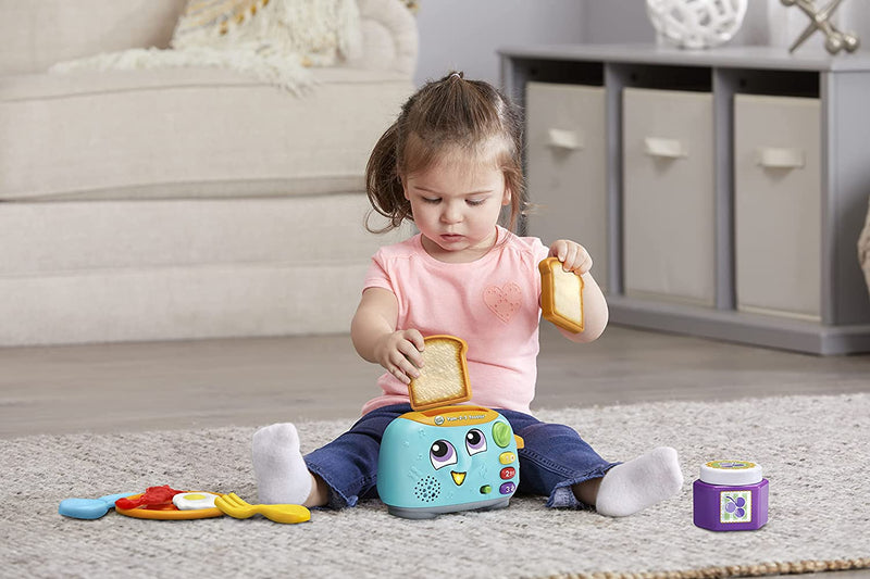 Leapfrog Yum-2-3 Toaster Learning Toy with Sounds and Colours for Sensory Play