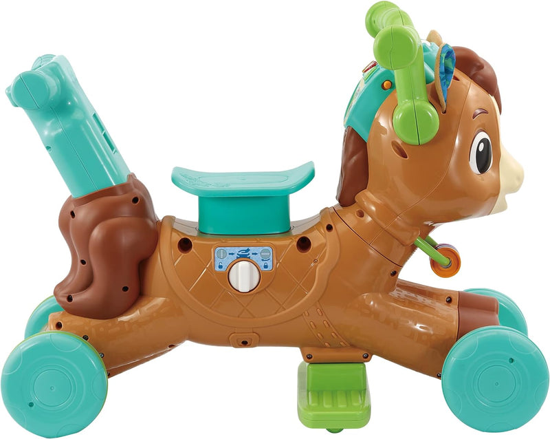 Vtech 3-In-1 Bounce & Go Pony Interactive & Educational Ride on Toy 