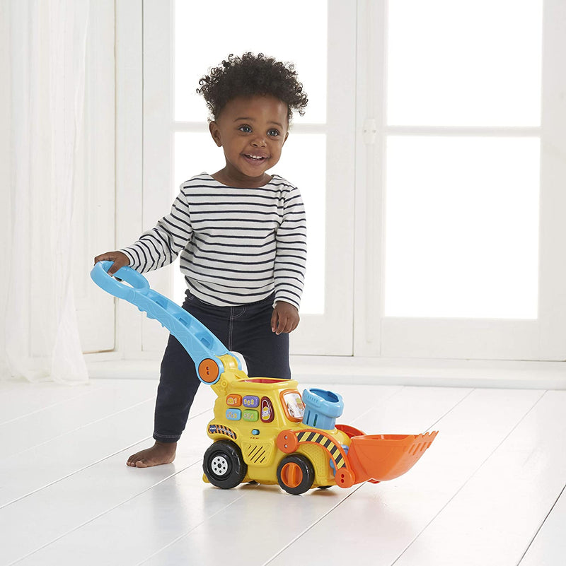 Vtech POP and Drop Digger Educational Push along Digger for Toddler