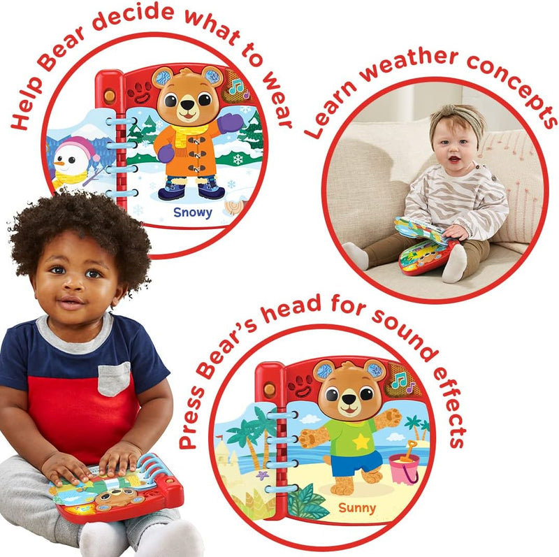 Vtech Baby Four Seasons Dress-Up Book Interactive Baby Book with Songs