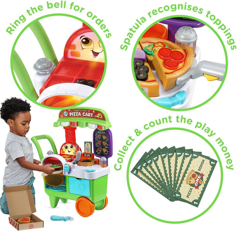 Leapfrog Build a Slice Pizza Cart Playset